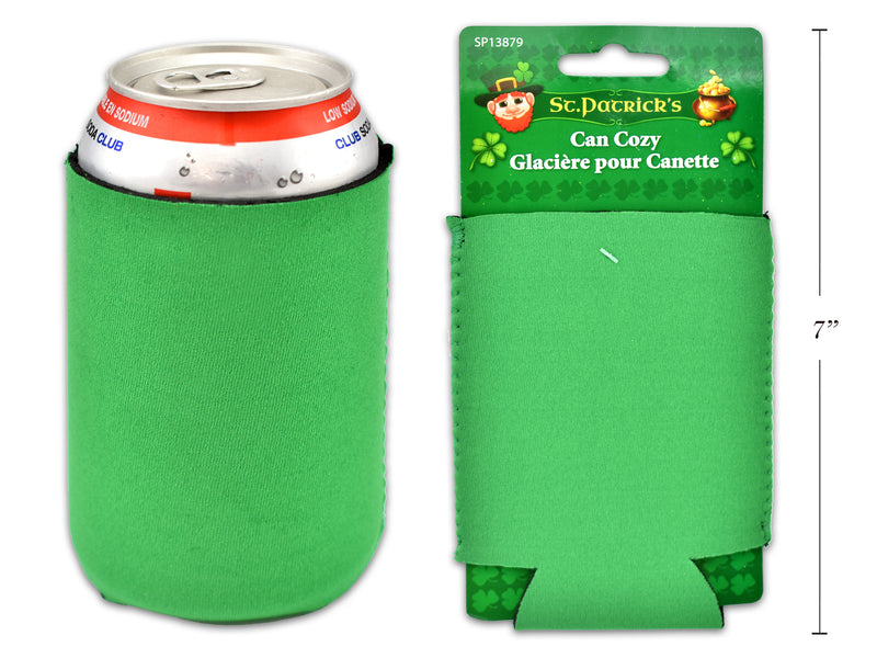 St Patricks Day Green Can Cozy