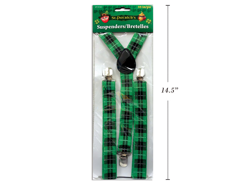 St Patricks Day Polyester Suspenders