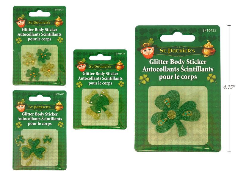 St Patricks Day Glitter Body Art