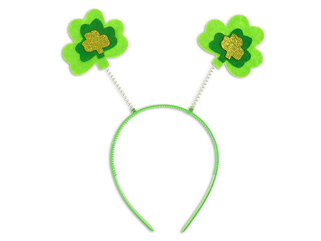 St Patricks Day Felt Shamrock Head Bopper