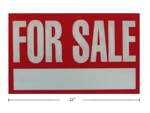 Large For Sale Sign
