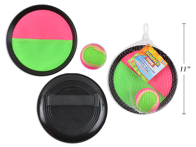 Velcro Throw And Catch Set With Ball