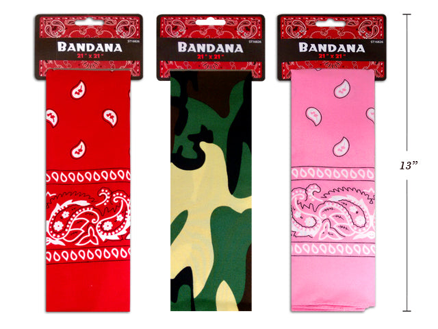 Polyester Bandana Assorted Color