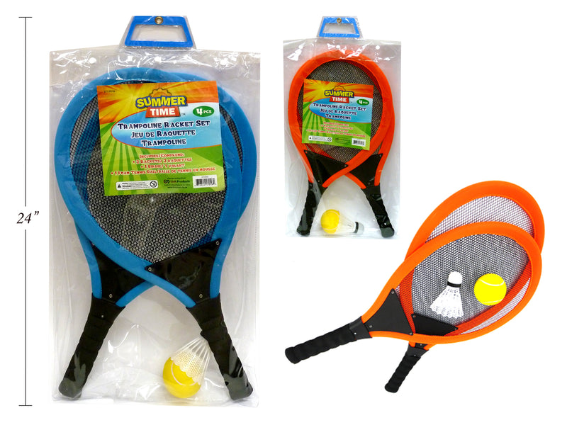 Trampoline Racquet Set With Foam Handle