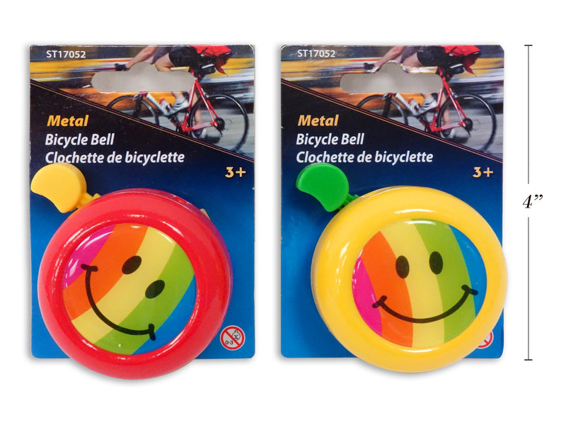 Smiley Face Metal Bicycle Bell