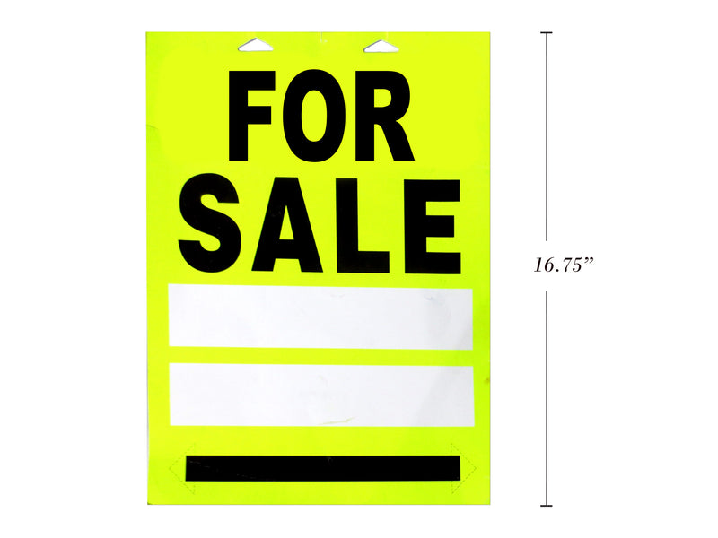 Fluorescent For Sale Sign
