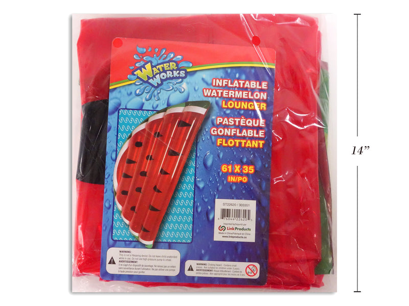 Inflatable Watermelon Lounger Large