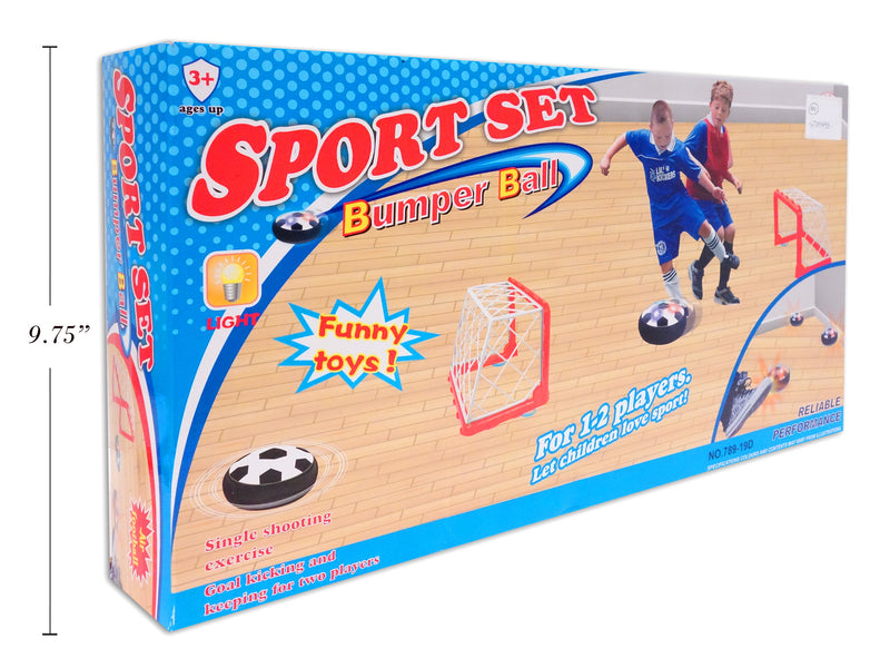 LED Bumper Hovering Soccer Game Set