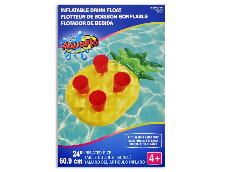 Inflatable Pineapple Cup Drink Holder