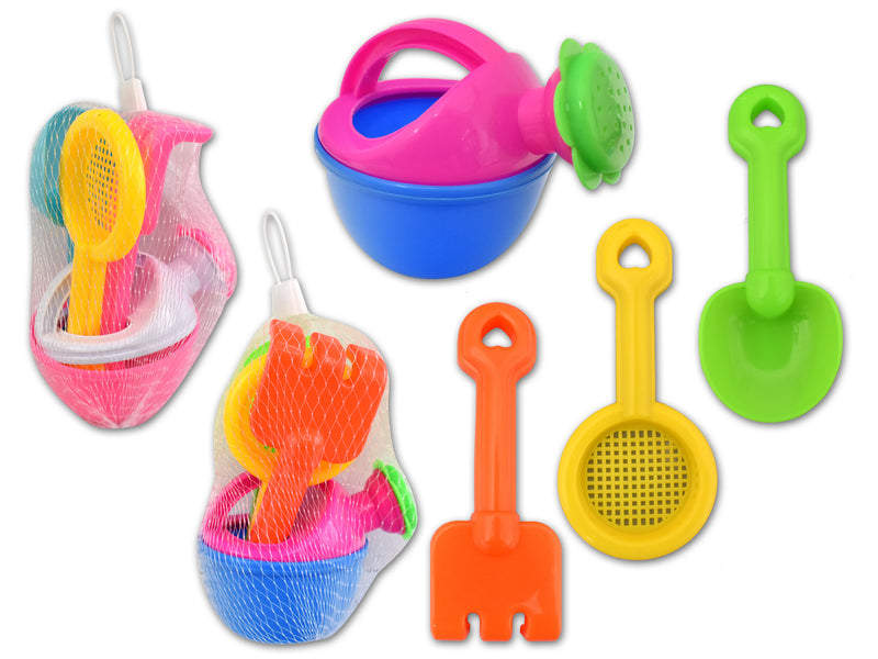 Watering Can Beach Toy Set 4 Pieces