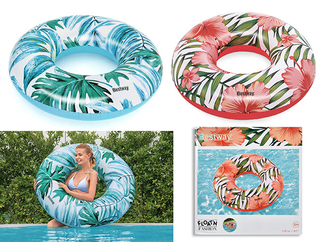 Tropical Palms Swim Ring