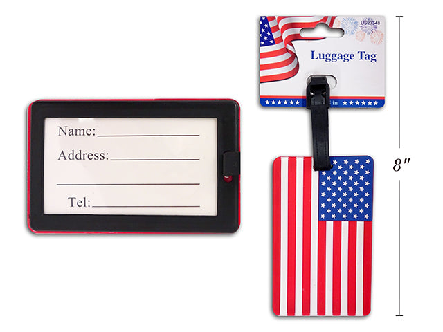 Us Flag Luggage Tag