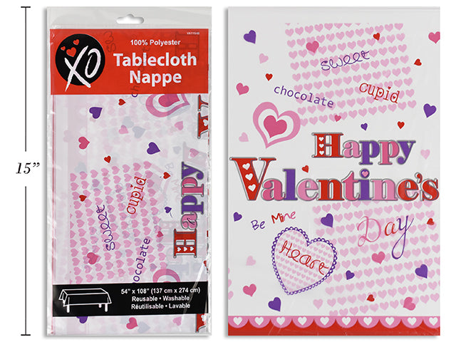 Printed Valentine Table Cover