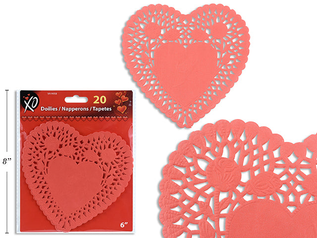 Heart Shape Doilies