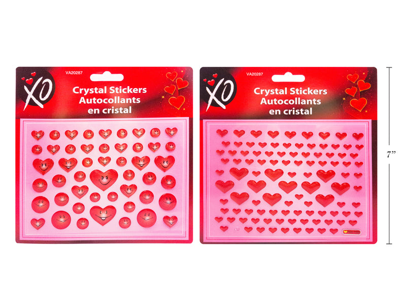 Valentines Crystal Stickers