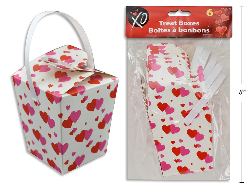 Mini Valentine Treat Boxes 5 Pack