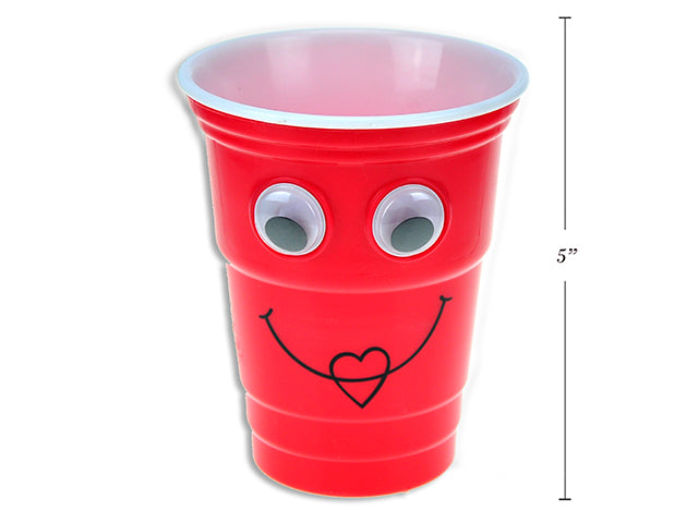 Goggle Eyes Valentines Cup