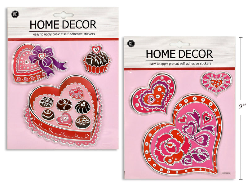 Holographic Valentines Outline Puffy Room Decor
