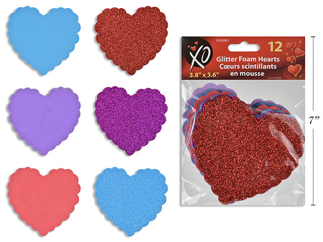 EVA Lacy Hearts 12 Pack