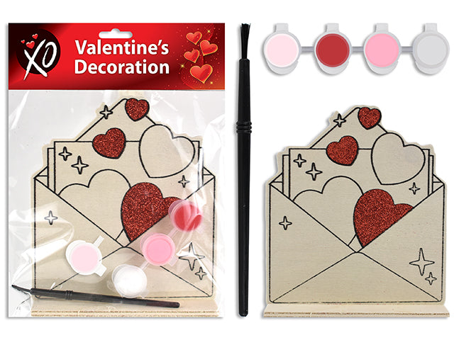 Valentines Paint Your Own Wooden Tabletop Decor
