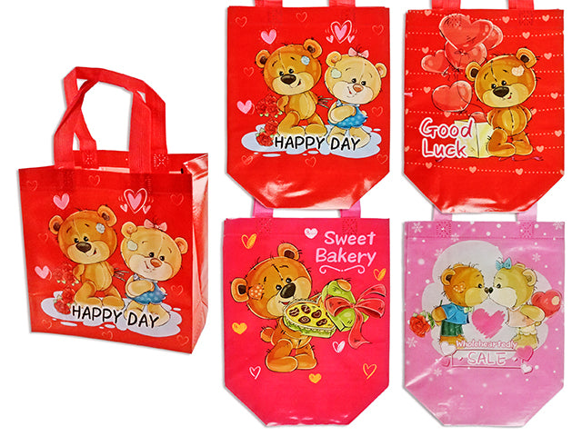 Valentines Bear Coated Non Woven Printed Bag