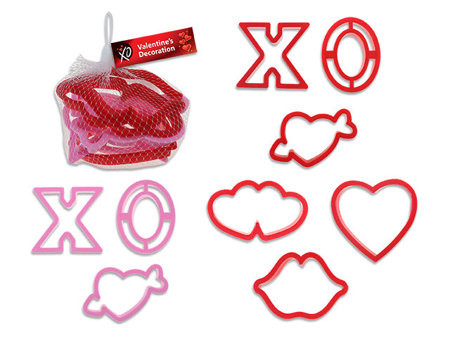 Valentines Cookie Cutters 6 Pack