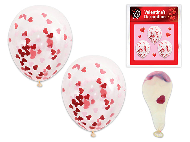 Valentines Confetti Balloons
