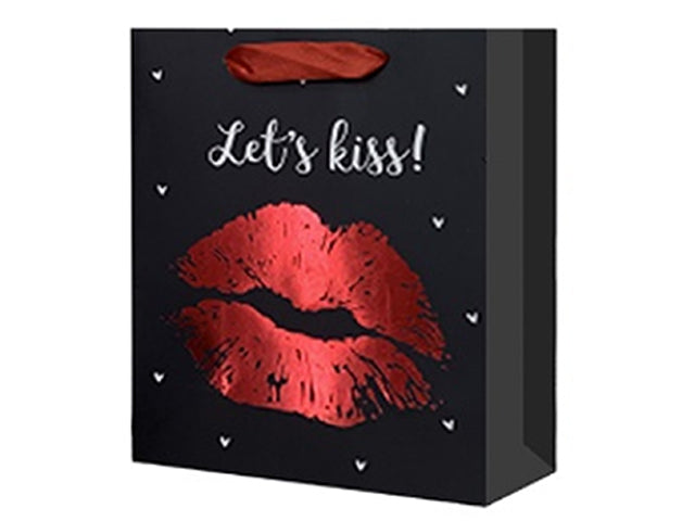 Valentines Matte Gift Bag With Hot Stamp Large