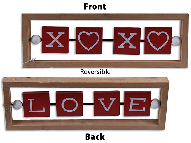 12in x 4in V'tine 2-Sided Swiveling Blocks w/ Wooden Frame.