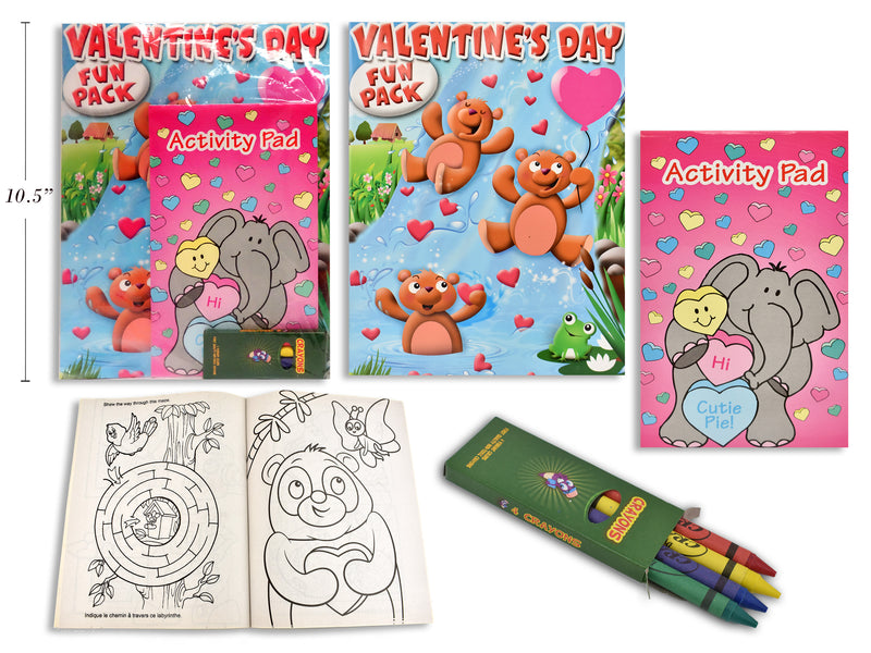Valentines Fun Coloring And Activity Book