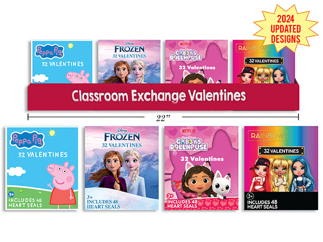 Valentines Licensed Princess Exchange Cards