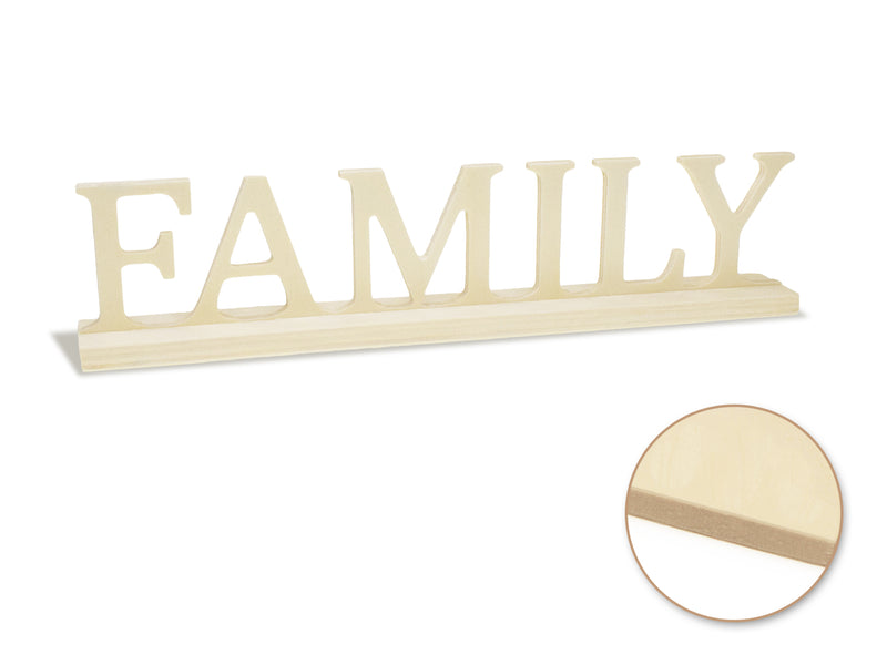 Wood Craft DIY Family Wood Decor