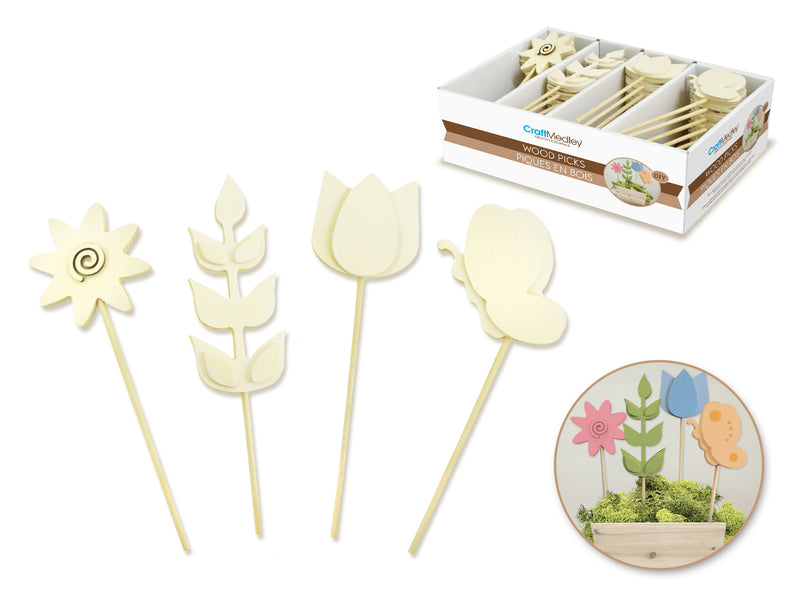 Wood Craft Deco Spring Medley