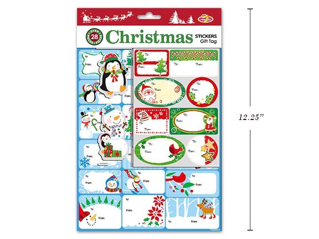 Christmas Deluxe Gift Tags 28 Pack