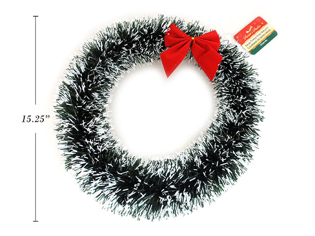 Snow Tipped Pine Wreath