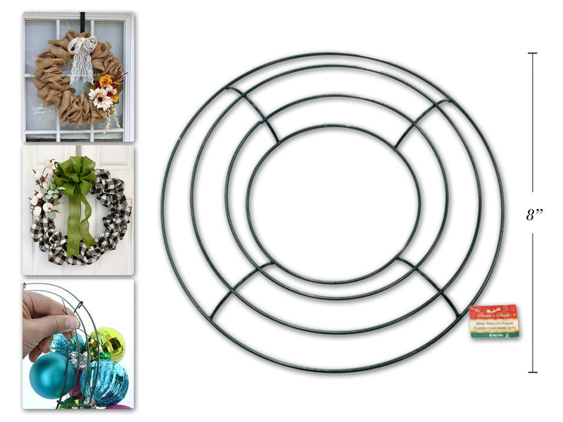 Christmas Create Your Own Round Wire Wreath Frame
