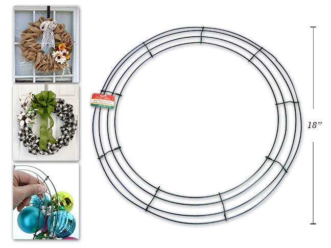 Create Your Own Round Wire Wreath Frame Large