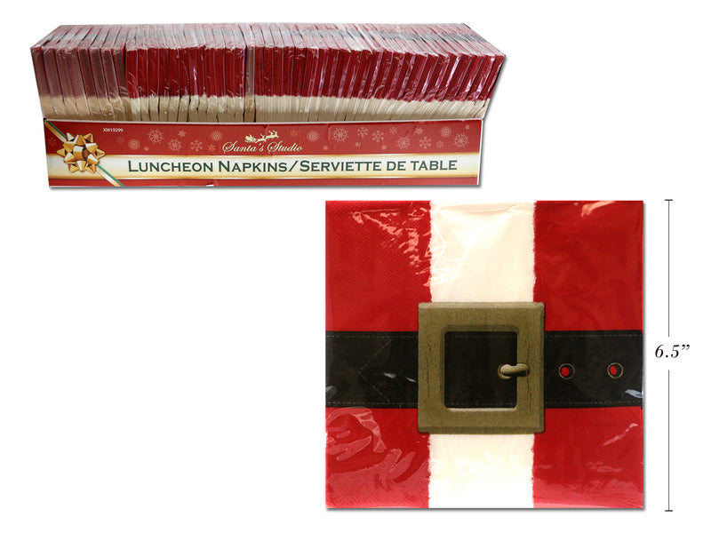 Santa Suit Luncheon Napkin 16 Pack