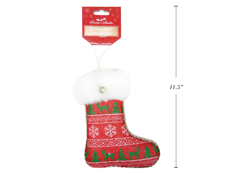 Ugly Sweater Stocking Ornament