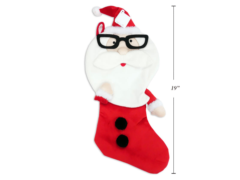 Christmas 3D Santa Stocking