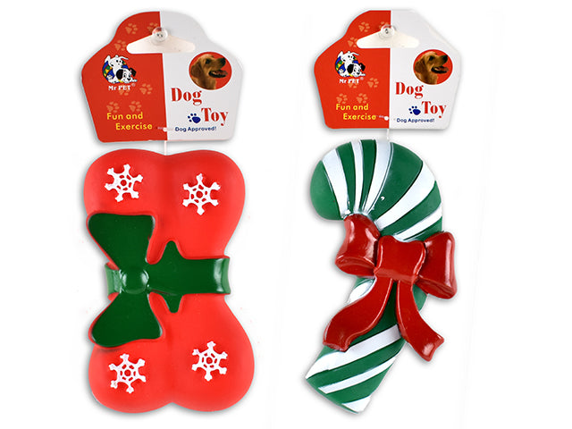 Christmas Vinyl Squeaky Dog Toy