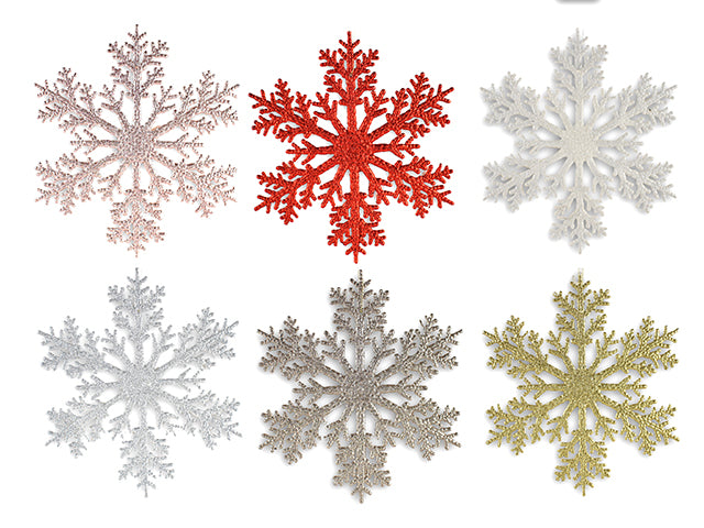 Jumbo Snowflake Glitter Ornament