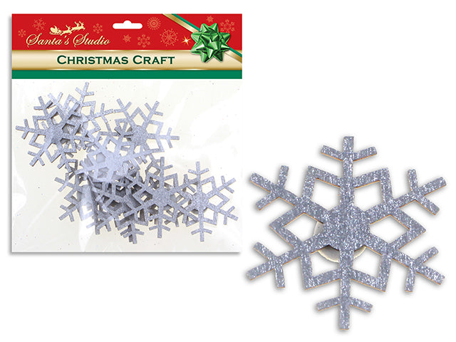 Christmas Glitter Snowflake Stickers