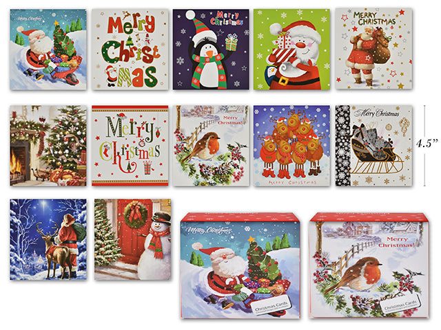 Christmas Glitter Greeting Cards