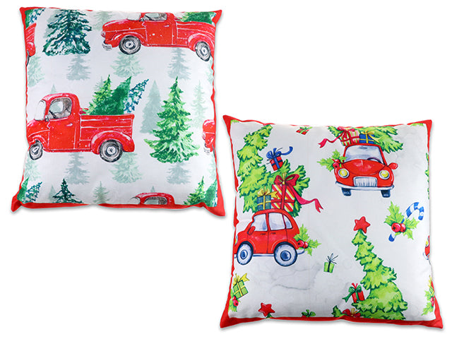 Christmas Truck Pillow