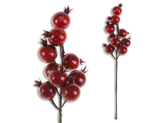 Christmas Jumbo Holly Berries Spray Picks