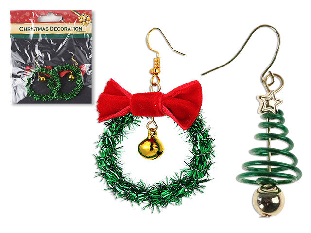 Christmas Earrings With Bell