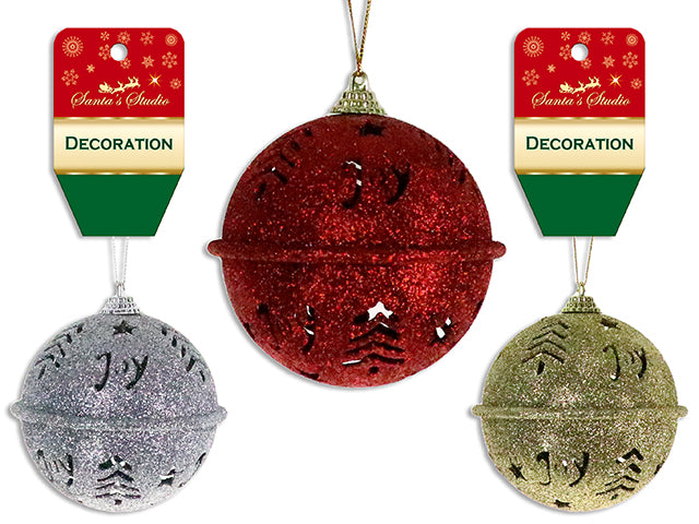 Christmas Glitter Ball Ornament