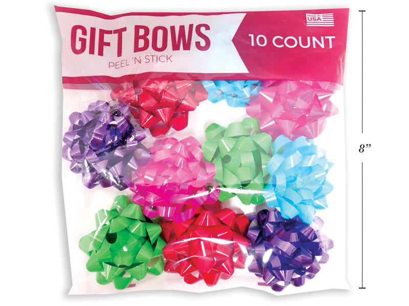 Christmas Mini Galaxy Lacquer Bows 10 Pack