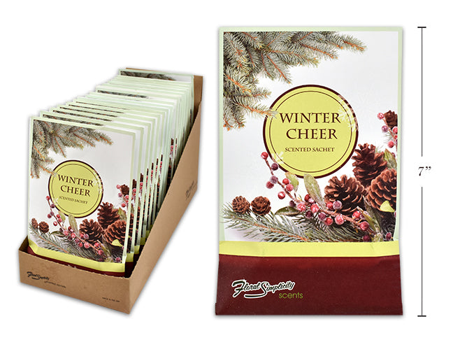 Floral Simplicity Scented Winter Cheer Sachets
